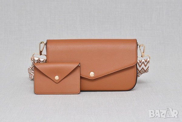 Стилна и елегантна дамска чантичка + портмоне