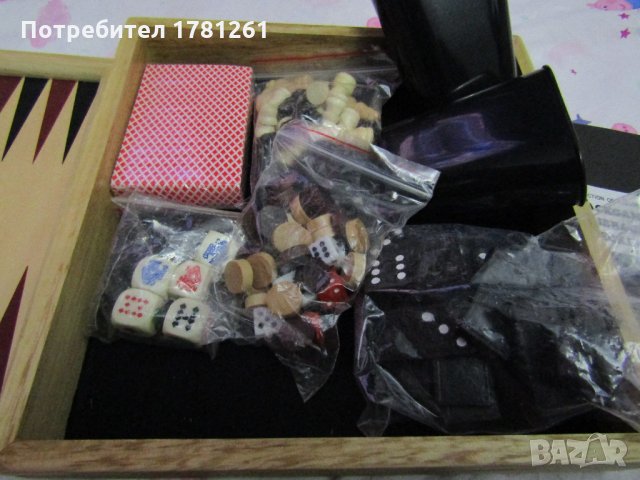 Дървена игра 7в1, снимка 6 - Настолни игри - 32320613