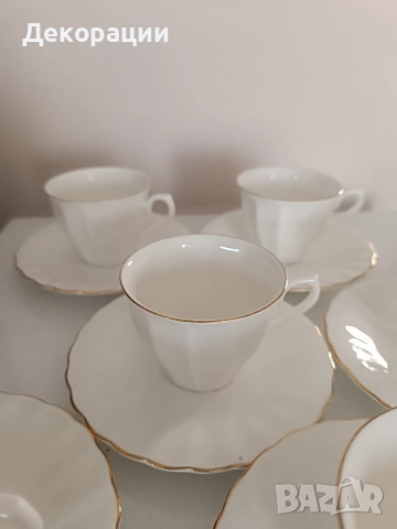 нов сервиз за кафе от фин костен порцелан BONONIA , снимка 2 - Сервизи - 52602830