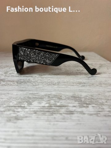 Сребърни слънчеви очила с камъчета UV400 , снимка 2 - Слънчеви и диоптрични очила - 44898877