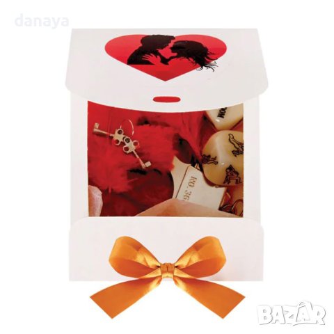 4366 Kомплект “Арестувана за кражба на моето сърце!” с белезници, зарчета и перца