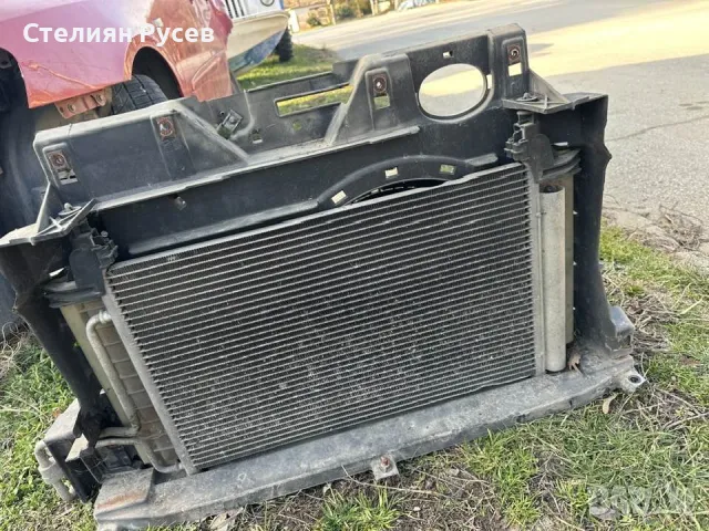 воден + радиатор климатик + виско перки за Fiat Stilo 1.6i бензин воден радиатор 35лв радиатор клима
