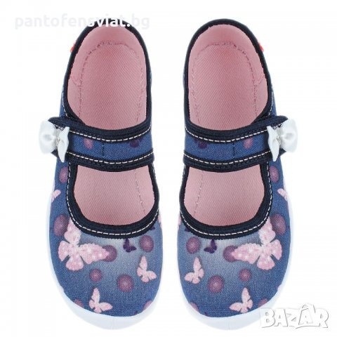 Тъмносини пантофи за момиче КК, снимка 2 - Детски пантофи - 38688694