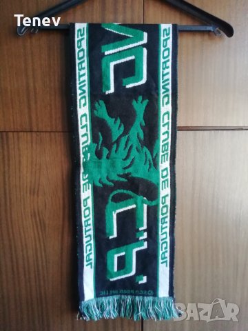 Sporting CP Lisbon Нов Оригинален Двулицев Шал Спортинг Лисабон , снимка 3 - Футбол - 43155787