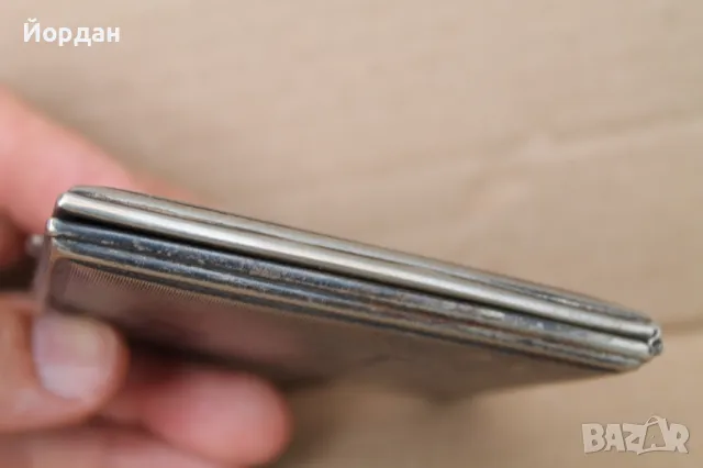 Посребрена табакера, снимка 4 - Антикварни и старинни предмети - 47549388