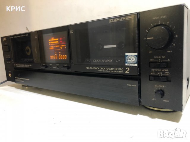 JVC TD-W901 / HIGH END Stereo Dual Cassette deck, снимка 3 - Декове - 28424878