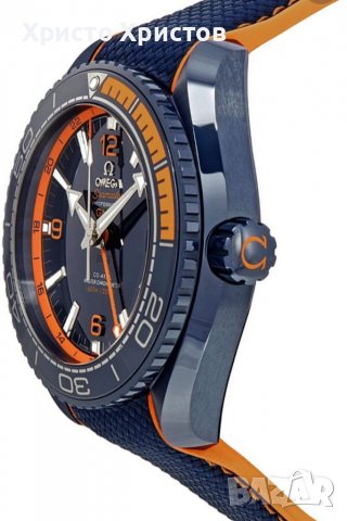 Мъжки луксозен часовник Omega Seamaster Planet Ocean  BIG BLUE , снимка 2 - Мъжки - 36610489