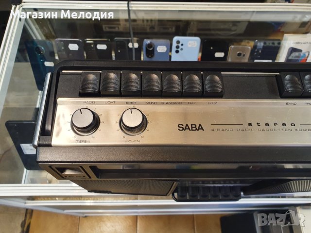 Радиокасетофон SABA RCR 405 Stereo В отлично техническо и визуално състояние., снимка 7 - Радиокасетофони, транзистори - 42933192