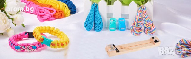 дървен стан за плетене на гривни, Паракорд, въжета, Paracord, снимка 6 - Други - 39630191