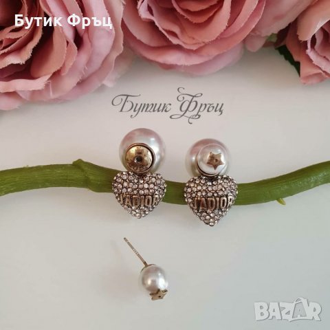 Обеци кристали dior