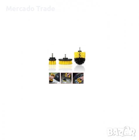 Четки Mercado Trade, Четки за почистване, 3броя, снимка 2 - Аксесоари и консумативи - 38227619