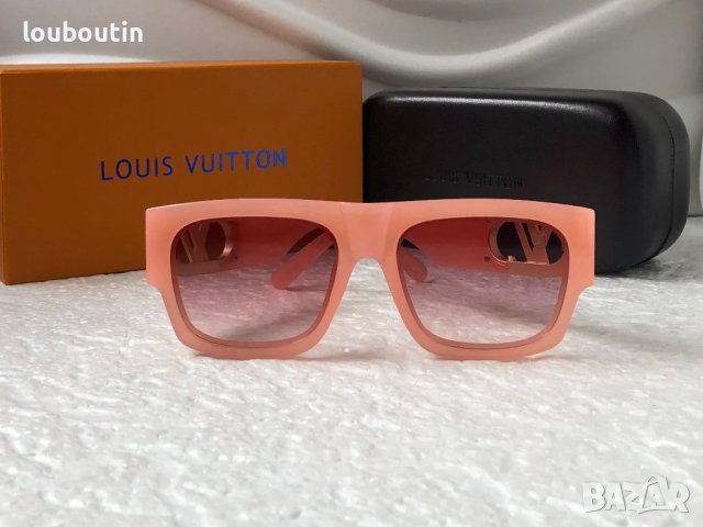 Louis Vuitton 2023 висок клас слънчеви очила унисекс розово, снимка 5 - Слънчеви и диоптрични очила - 38999667