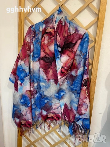 шал 100% кашмир, снимка 3 - Шалове - 53102495