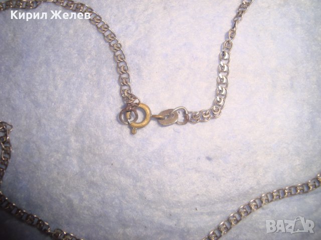 СРЕБЪРЕН РЕТРО ЛАНЕЦ СРЕБРО 925 РЯДКА ПЛЕТКА с 2 ФИЛИГРАННИ СРЕБЪРНИ СТАРИННИ ВИСУЛКИ 28770, снимка 10 - Антикварни и старинни предмети - 37277574