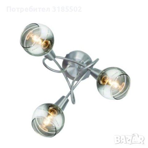 Спот Sion Smoke, E 14, 1 max 40W, снимка 4 - Лампи за таван - 51446253