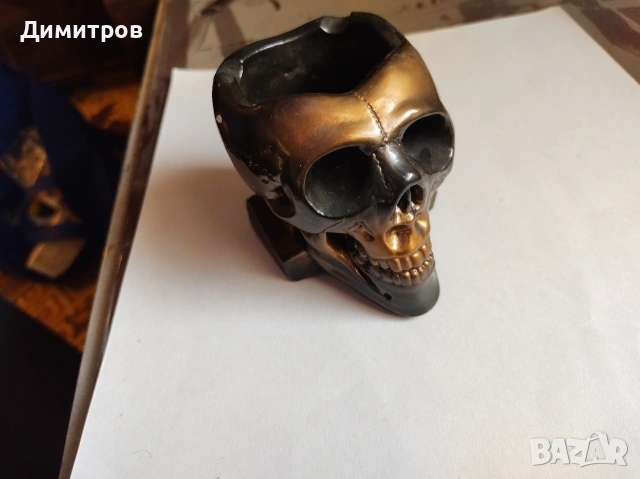 Пепелник череп, снимка 3 - Подаръци за мъже - 53137926