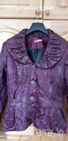 Разкошно Сако Кожено на JUNONA Fashion НОВО! Стилно и Кокетно