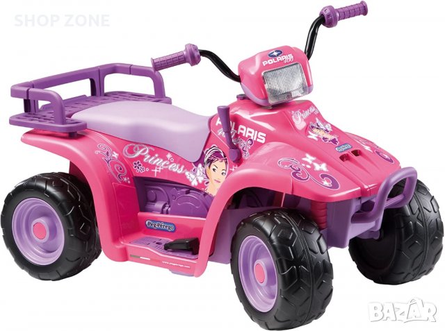 ATV - Детски електрически мотор с акумулатор - Polaris Princess 400 , снимка 2 - Коли, камиони, мотори, писти - 35032202