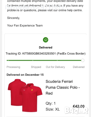 Тениска Ферари,T-Shirt Ferrari , оригинална , нова, снимка 2 - Тениски - 53200474