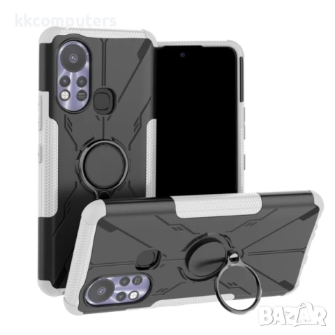 Infinix Hot 11S Удароустойчив Ring Holder Калъф и Протектор, снимка 5 - Калъфи, кейсове - 50728113