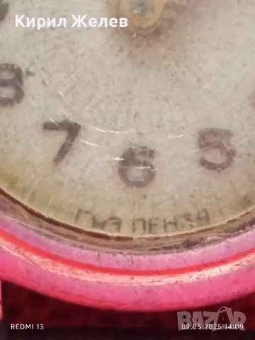 Стар механичен часовник дамски Заря СССР за части ремонт КОЛЕКЦИЯ 48000, снимка 3 - Антикварни и старинни предмети - 50126961