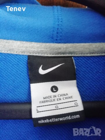 Inter Milan 1908 Nike оригинален суичър Интер Милан размер L , снимка 7 - Спортни дрехи, екипи - 43283290