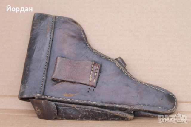 Стар кожен кобур за ''Luger P-08''(люгер), снимка 5 - Антикварни и старинни предмети - 51811337