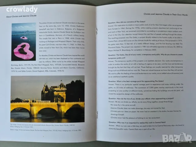 Христо Явашев Christo 2005 Портите Сентръл парк Ню Йорк 1979–2005 , снимка 4 - Картини - 47725337