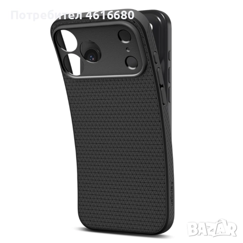 Калъф Spigen - Liquid Air - Matte Black за iPhone 17, iPhone 17 Pro, iPhone 17 ProMax, iPhone 17 Air, снимка 9 - Калъфи, кейсове - 52118645