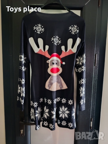 S/M Коледна рокля, снимка 5 - Рокли - 52810642