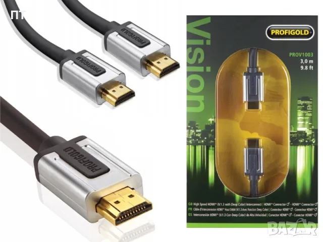 Професионални кабели Profigold с позлатени накрайници, снимка 3 - Други - 48487976