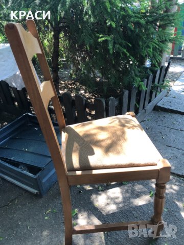 продавам масивна букова маса+6 стола, снимка 8 - Маси - 40795994