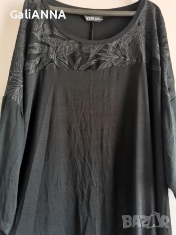 СТРАХОТНА ТУНИКА ЕФЕКТЕН МОДЕЛ 4XL-5XL, снимка 2 - Туники - 50926958