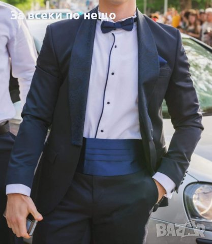 Официален мъжки костюм размер М, снимка 4 - Костюми - 33676992