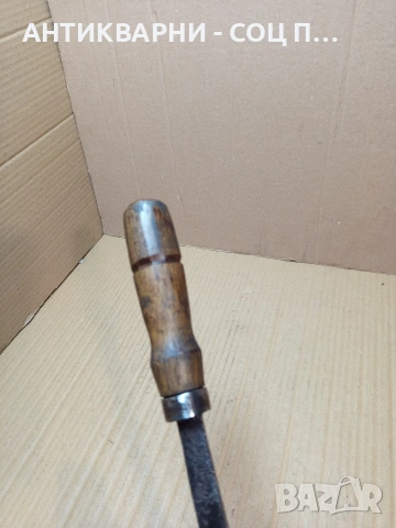 Соц Стара Ръчно Кована Брадвичка Сатър 0.530кг. НОМЕР 772., снимка 7 - Антикварни и старинни предмети - 53585514