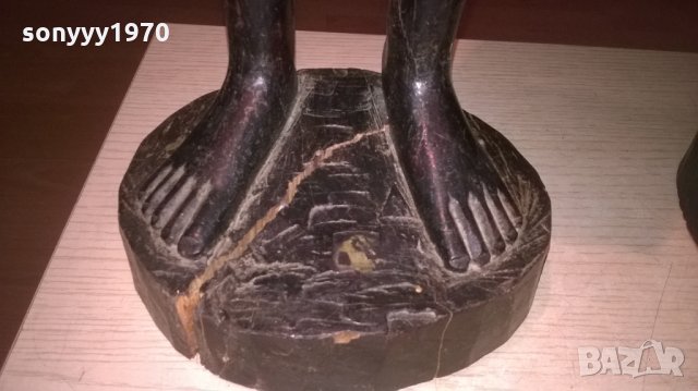 африканско семеиство-92см-10кг-дървени фигури-внос швеицария, снимка 9 - Колекции - 26365357