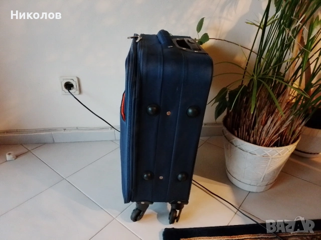 Куфар 4бр колелца "олекотен 1,2кг" 45/40/25см "Benzi" "10€"!+Доставка!, снимка 5 - Куфари - 53383750