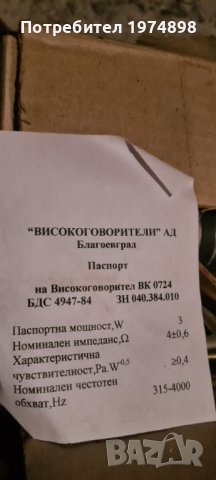 Високоговорител , снимка 3 - Тонколони - 39237516