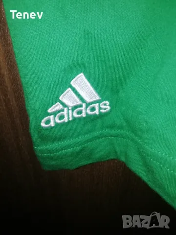 Germany Adidas 1972-2012 памучна оригинална юбилейна тениска Германия размер М зелена , снимка 6 - Тениски - 49029136