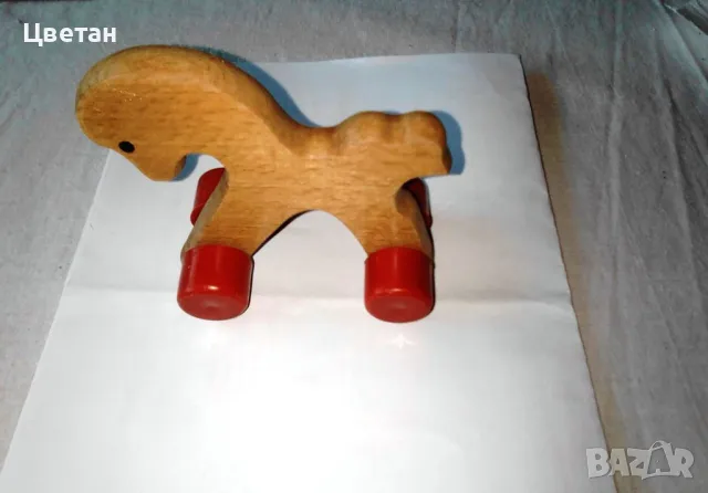играчки дървени кончета от 80-те, снимка 3 - Колекции - 49284200