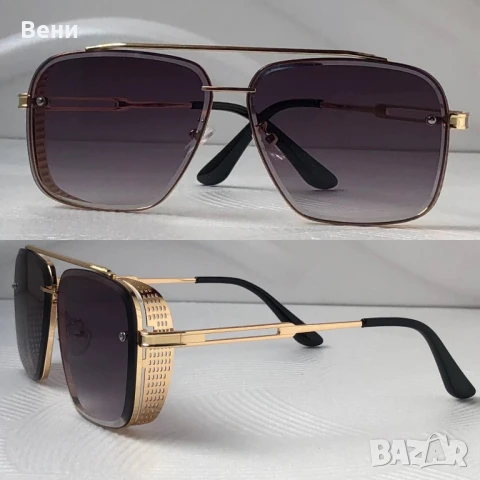 Стилни мъжки слънчеви очила , снимка 4 - Слънчеви и диоптрични очила - 51292712
