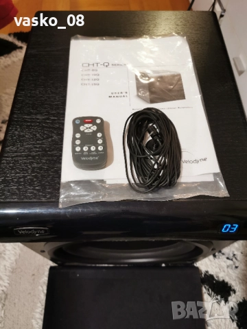 Velodyne CHT-12Q суббас, субуфер