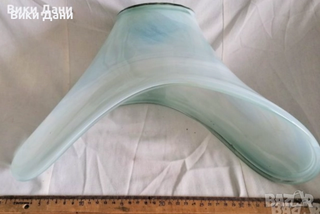 Стъклени споени Витраж Морано вази Свещници , снимка 5 - Колекции - 31481168