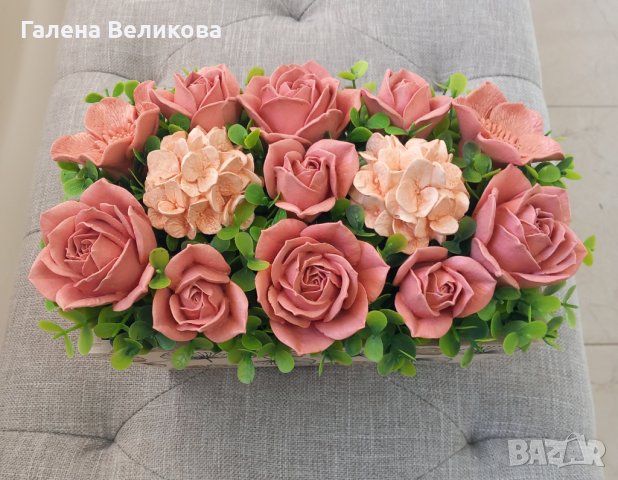 Кашпи с цветя изработени от керамика, снимка 7 - Декорация за дома - 43820703
