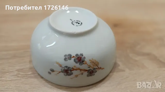 Порцеланова купа на Китка 1 брой, снимка 4 - Други - 48934970