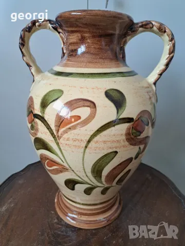 голяма немска керамична кана, ваза