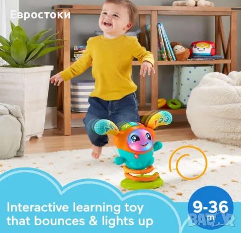 Интерактивна играчка Fisher Price Dance DJ, музикална образователна играчка с над 75 звукови активац, снимка 4 - Музикални играчки - 47308232