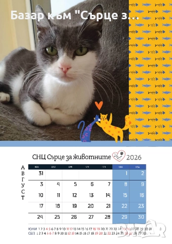 Благотворителен календар с подарък и бродирани пирамидки, снимка 8 - Други стоки за животни - 34917469