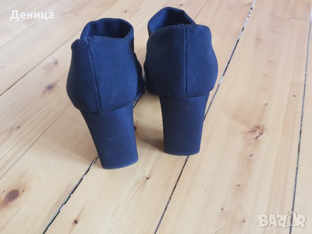 Сатенени дамски обувки 35 номер, снимка 7 - Дамски обувки на ток - 28752998