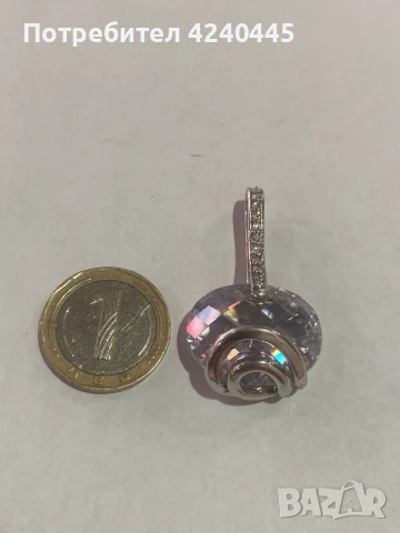 Сребърна висулка, снимка 4 - Колиета, медальони, синджири - 50550702